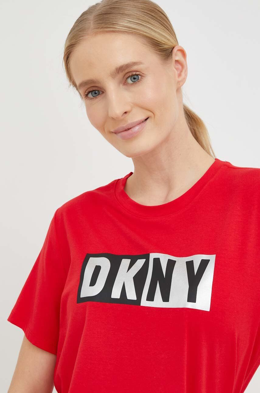 DKNY Тениска в розово - Pepit.bg