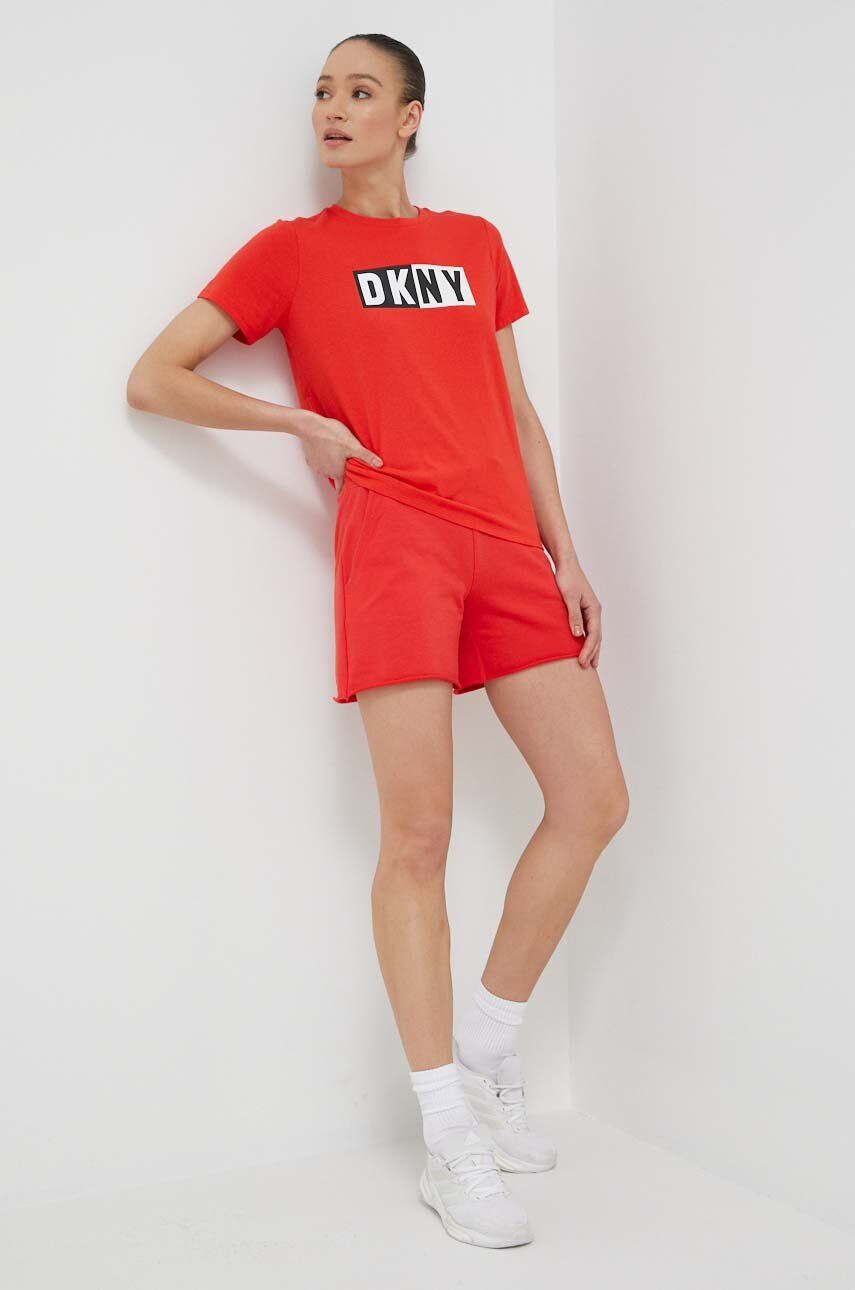 DKNY Тениска в червено - Pepit.bg