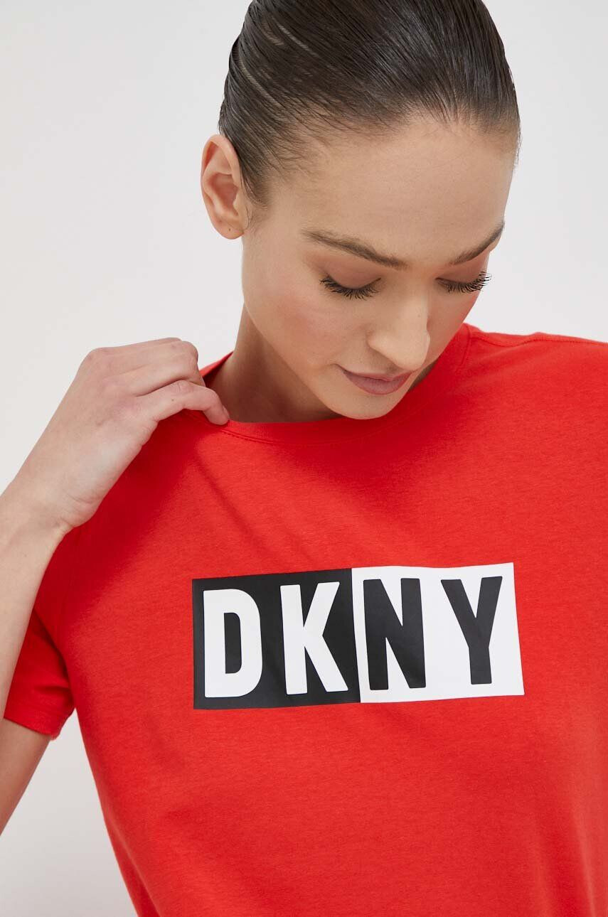 DKNY Тениска в червено - Pepit.bg