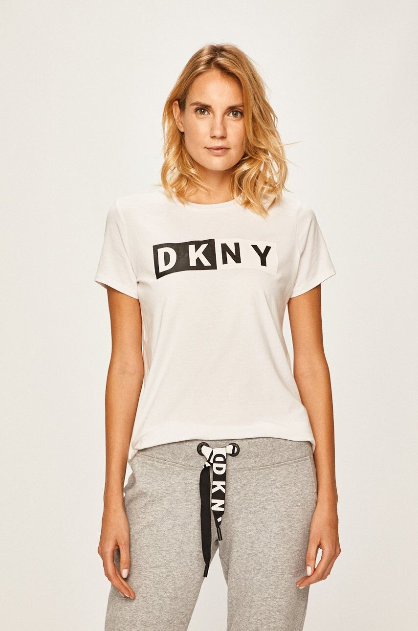 DKNY Тениска в бяло - Pepit.bg