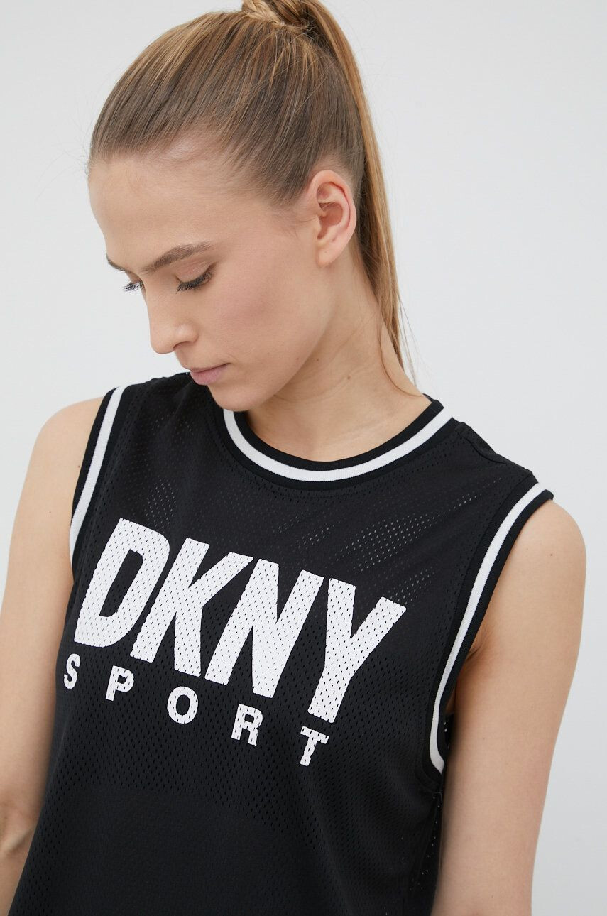 DKNY Топ дамски в черно - Pepit.bg