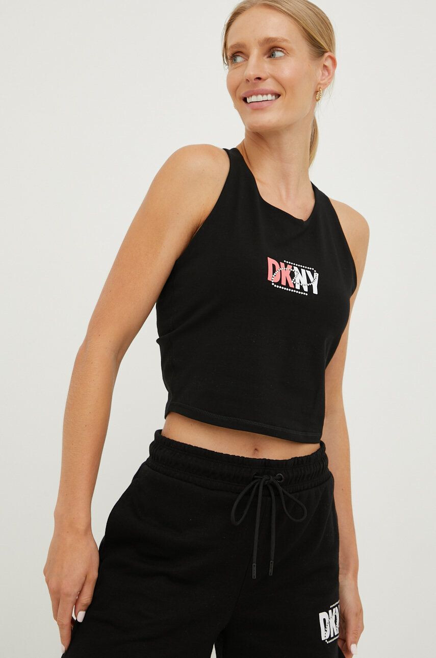 DKNY Топ дамски в лилаво - Pepit.bg