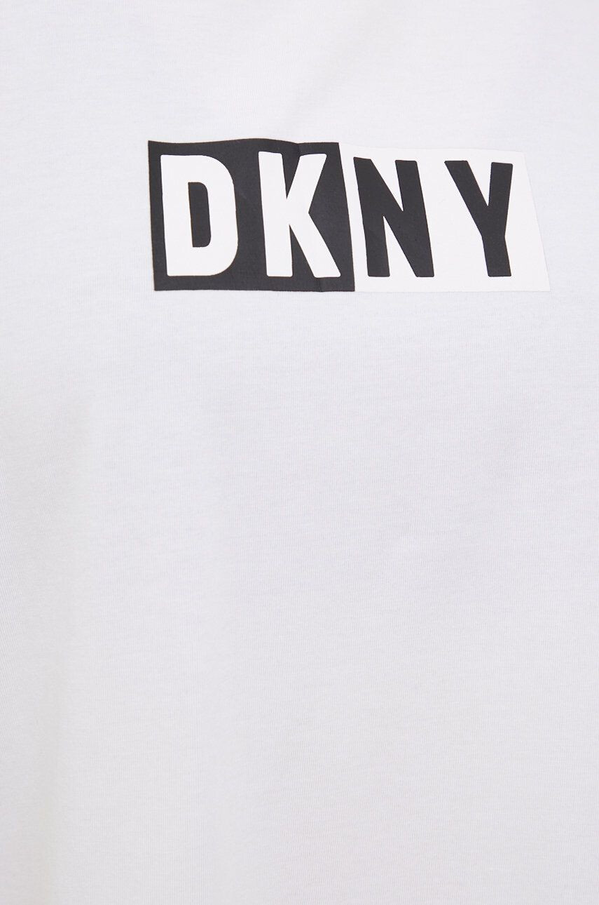 DKNY Топ дамски в черно с ниско поло - Pepit.bg