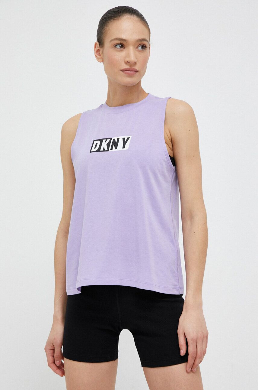 DKNY Топ дамски в лилаво - Pepit.bg