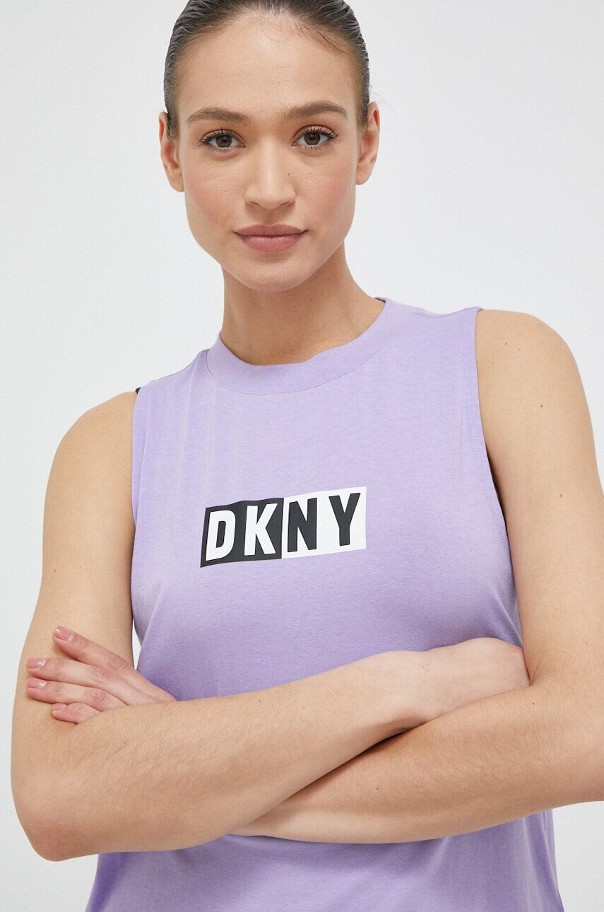 DKNY Топ дамски в лилаво - Pepit.bg