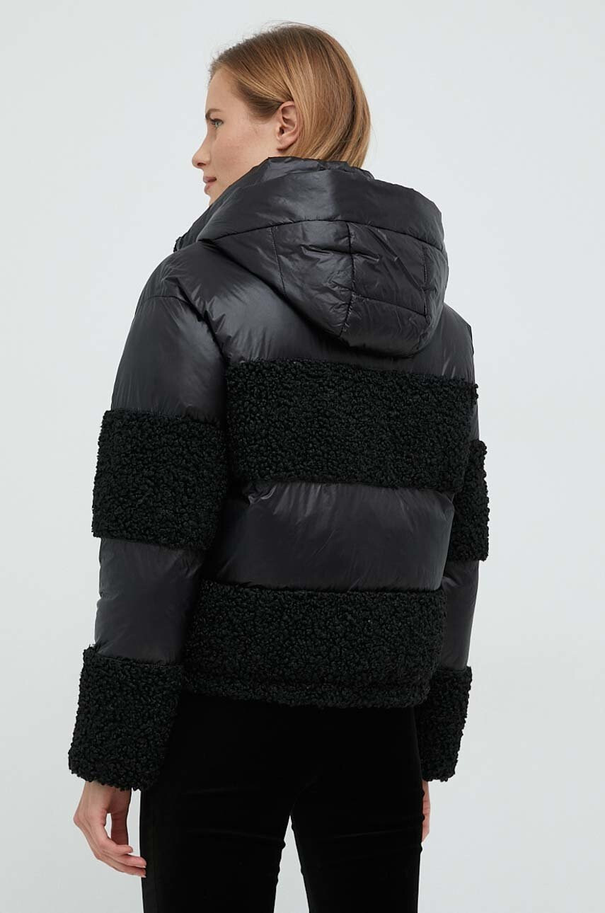 DKNY Яке в черно със зимна изолация с уголемена кройка - Pepit.bg