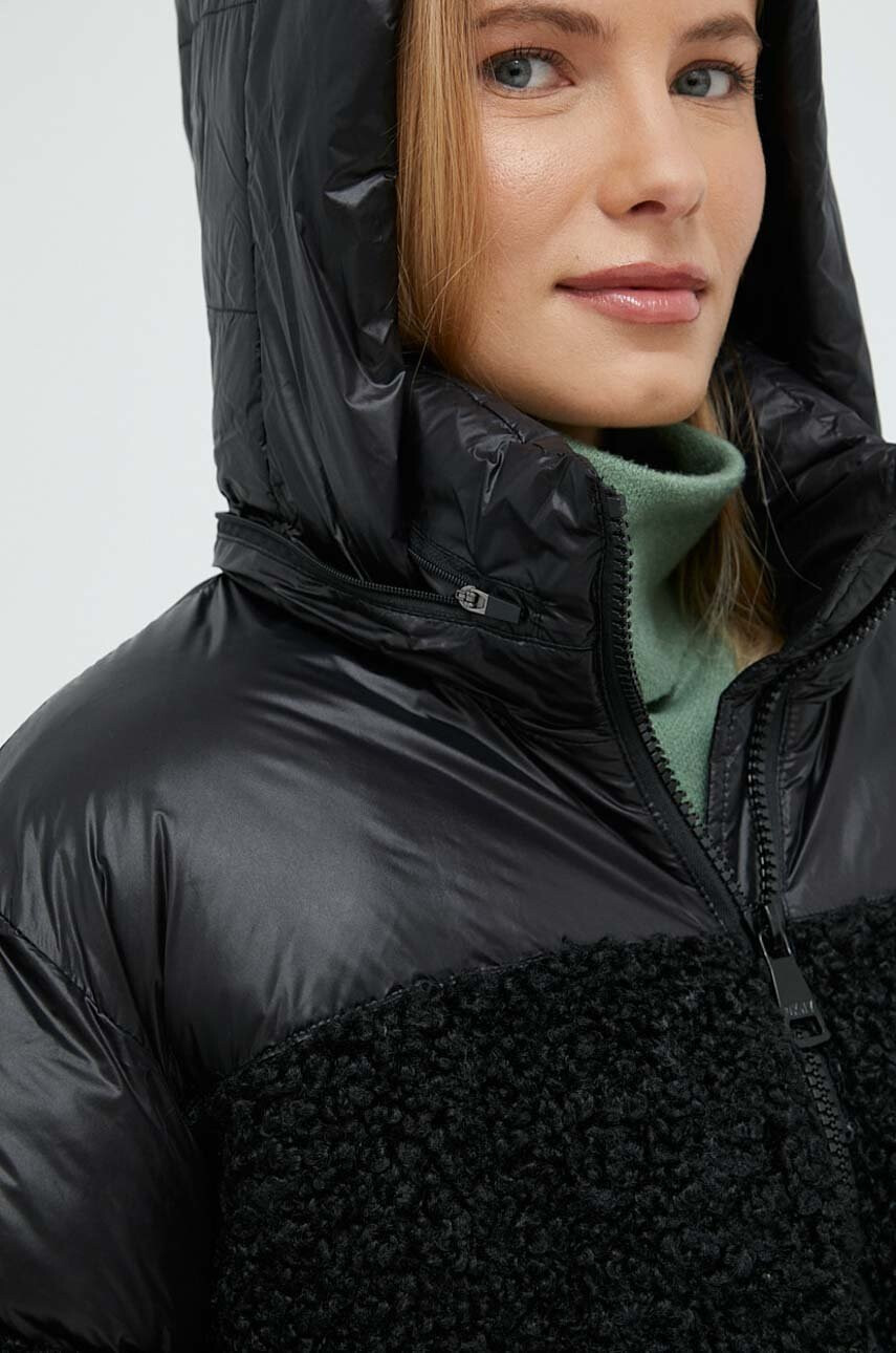 DKNY Яке в черно със зимна изолация с уголемена кройка - Pepit.bg