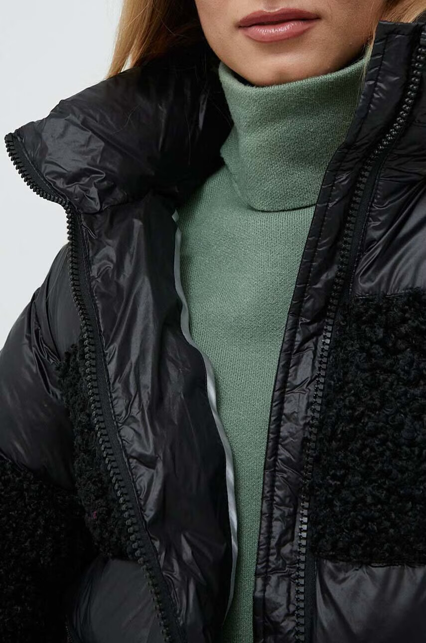 DKNY Яке в черно със зимна изолация с уголемена кройка - Pepit.bg