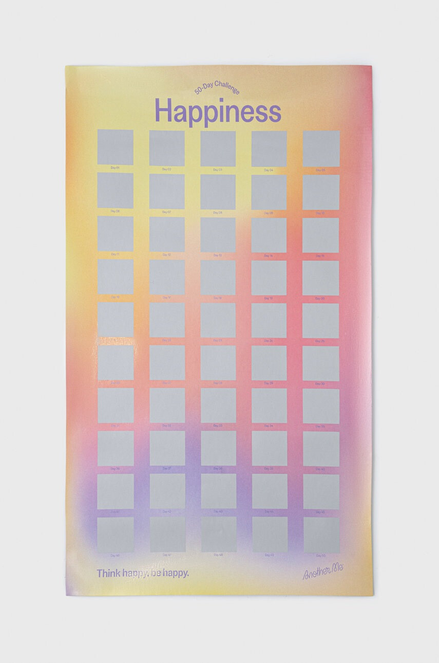 DOIY Скреч плакат 50 Day Happiness Challenge - Pepit.bg