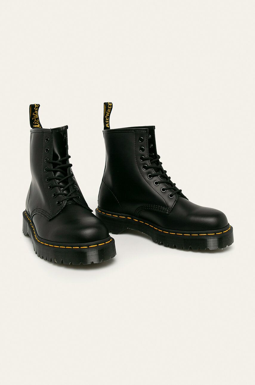 Dr. Martens Кожени туристически обувки 1460 Bex Smooth в черно 0 - Pepit.bg