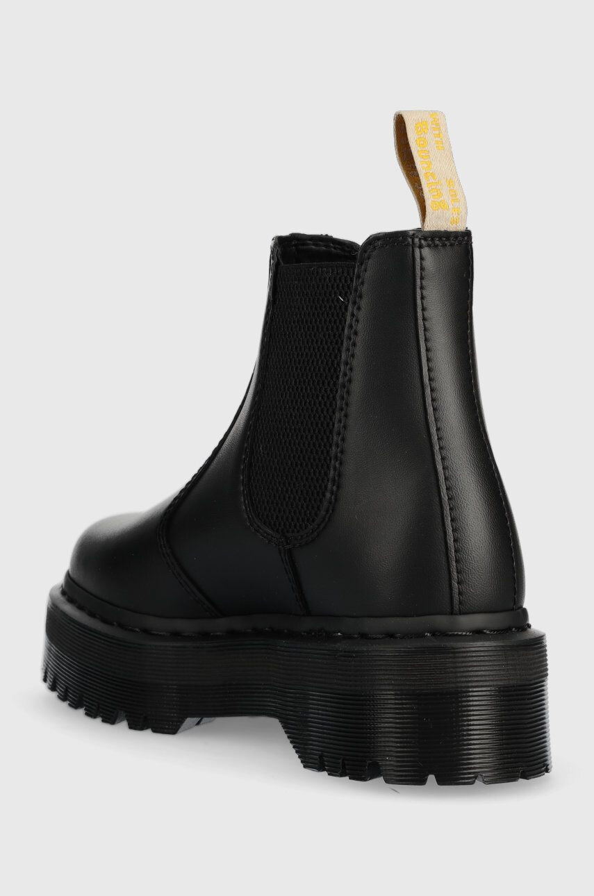 Dr. Martens Боти челси V 2976 Quad Mono в черно с платформа - Pepit.bg