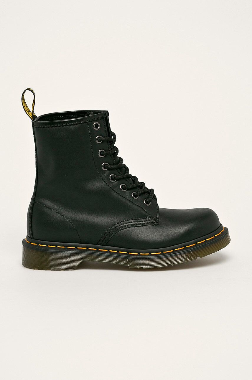 Dr. Martens Кожени кубинки 1460 Nappa в черно с равна подметка - Pepit.bg