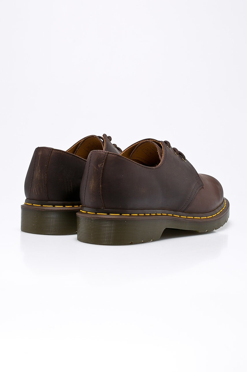 Dr. Martens Половинки обувки от велур 1461 в кафяво 11838201 - Pepit.bg