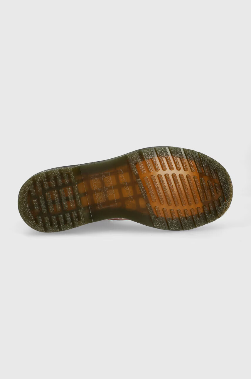 Dr. Martens Кожени боти 1460 Pascal в розово с равна подметка - Pepit.bg