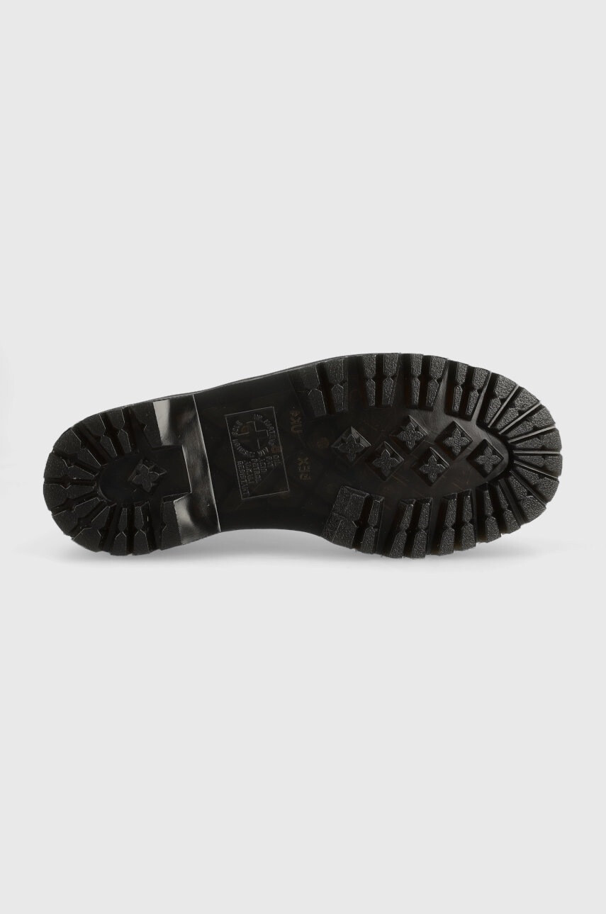 Dr. Martens Кожени боти Jetta в бяло с платформа - Pepit.bg