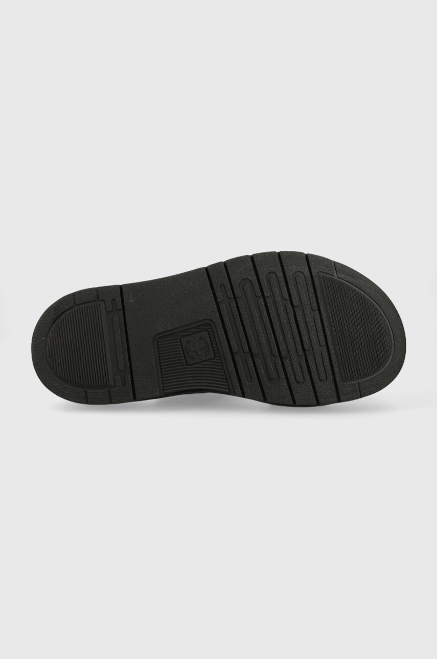 Dr. Martens Кожени чехли в черно - Pepit.bg