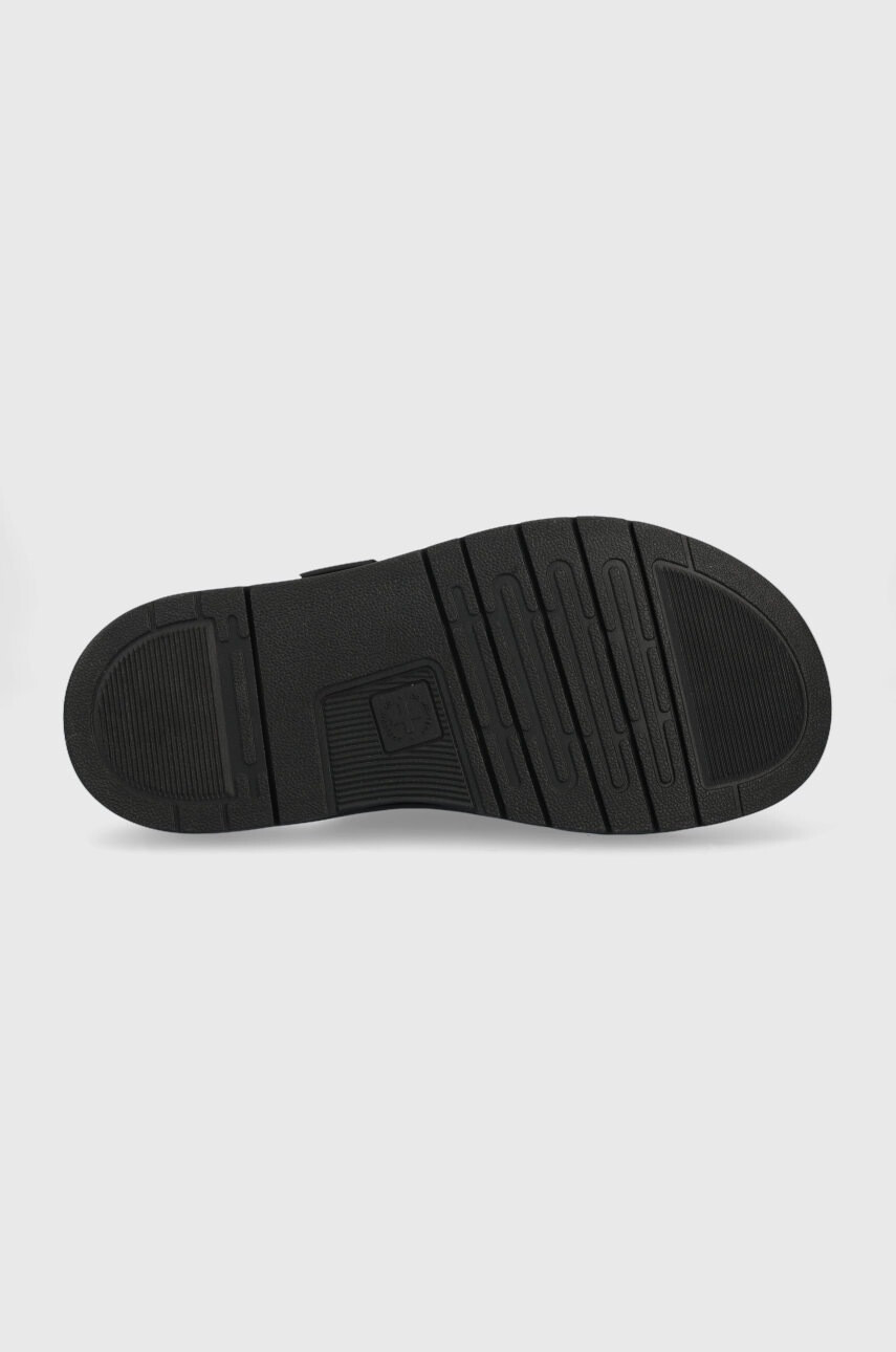 Dr. Martens Кожени чехли в черно - Pepit.bg