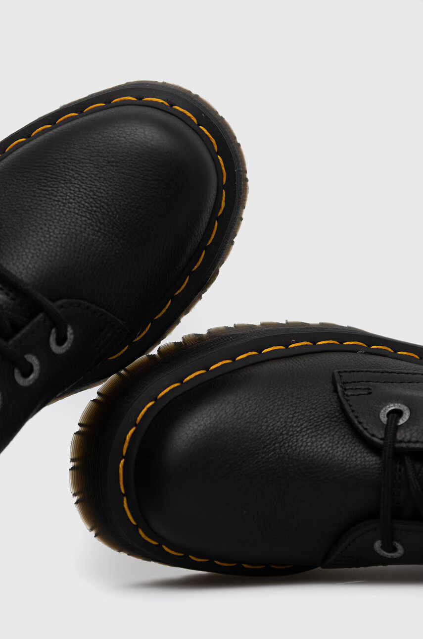 Dr. Martens Кожени кубинки Jadon III в черно с равна подметка - Pepit.bg