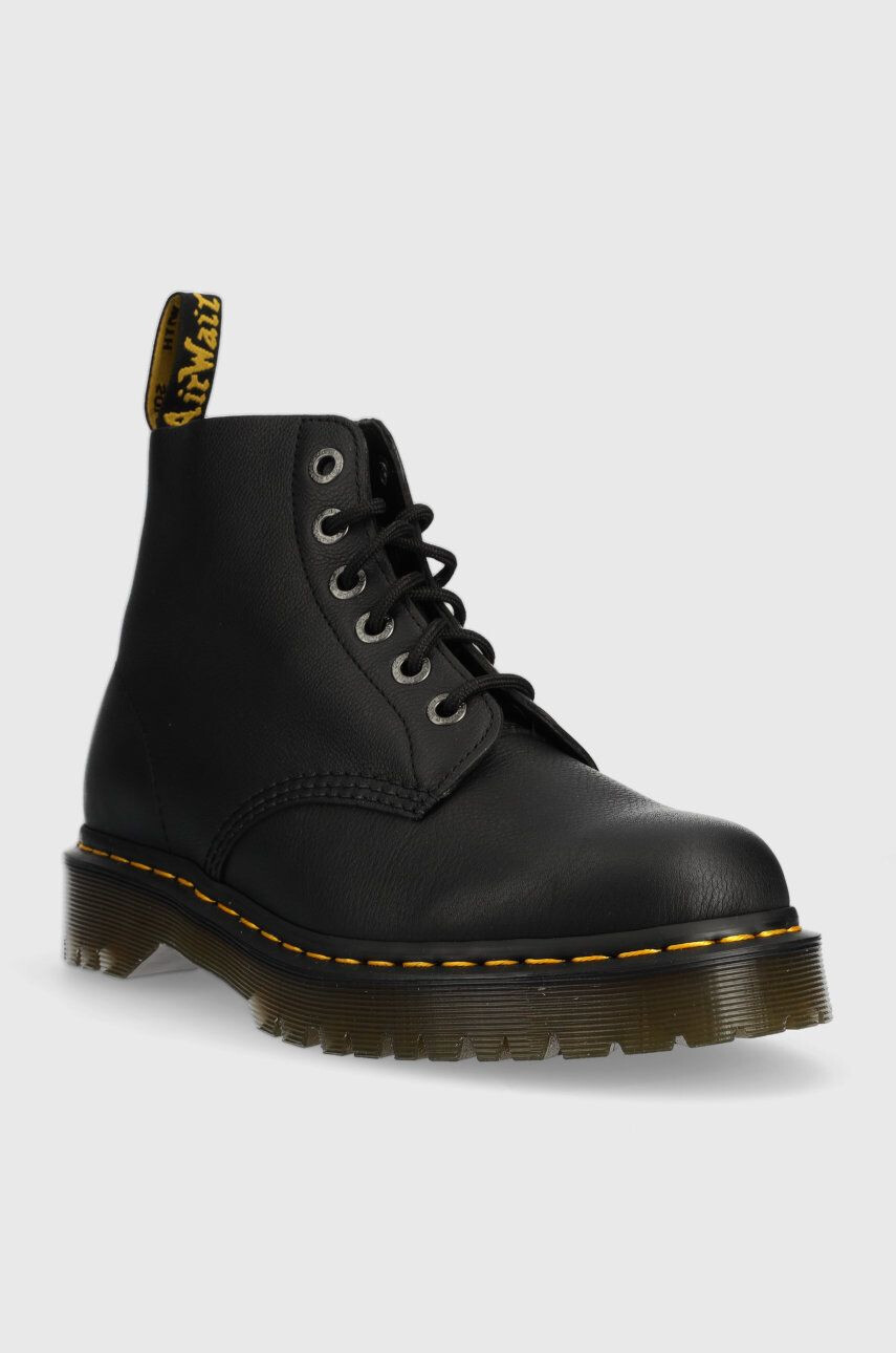 Dr. Martens Кожени кубинки 101 Ub Bex в черно с платформа - Pepit.bg