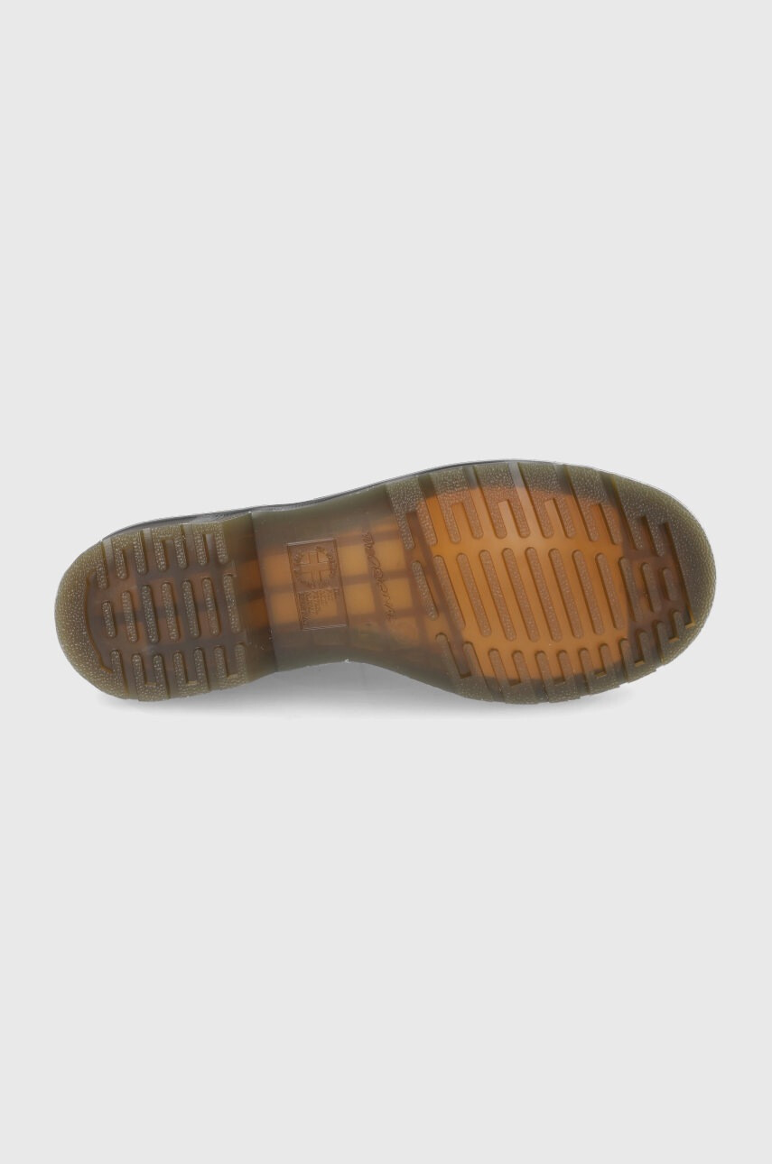 Dr. Martens Кожени кубинки дамски в черно с равна подметка - Pepit.bg