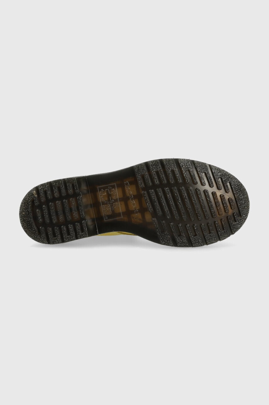 Dr. Martens Кожени кубинки 1460 Pascal в жълто с равна подметка DM30689708 - Pepit.bg