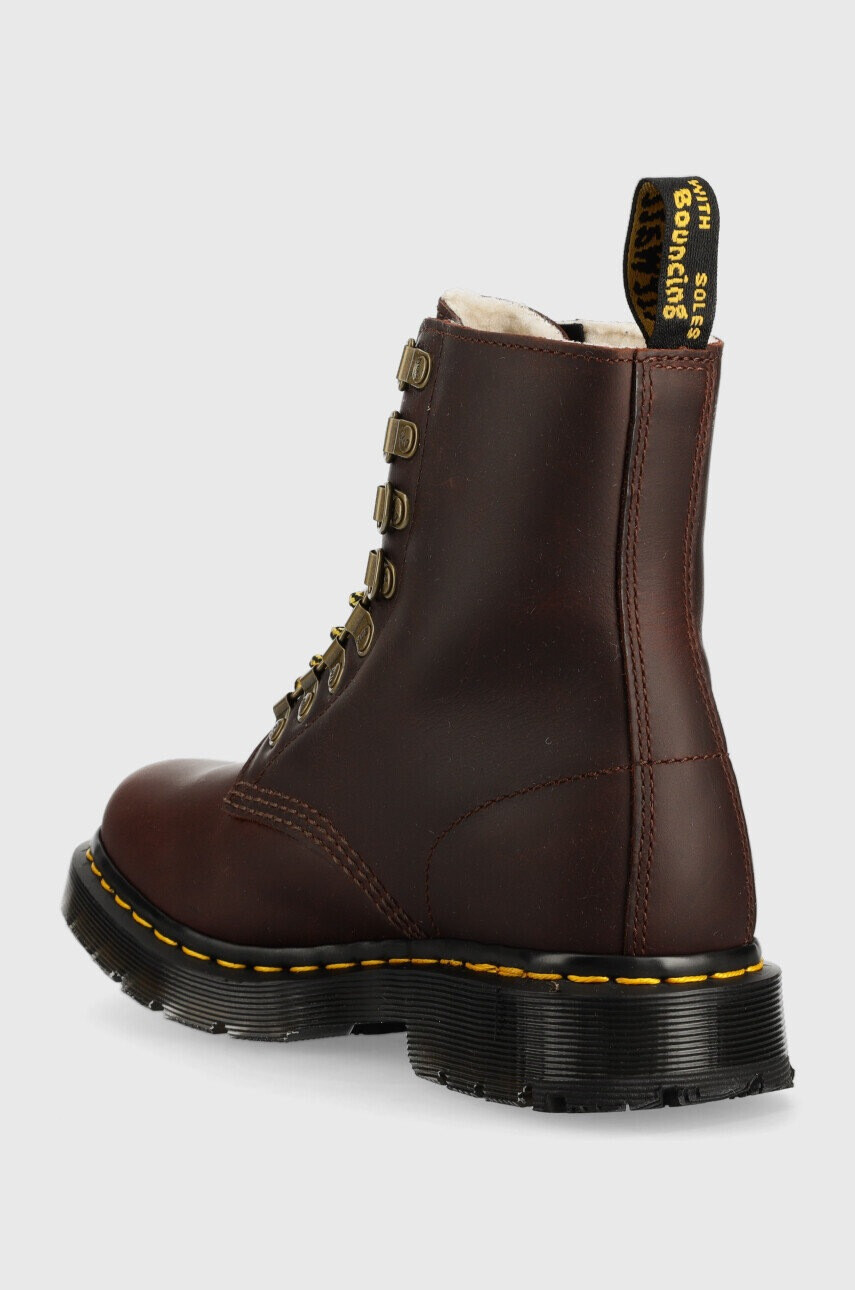 Dr. Martens Кожени кубинки 1460 Pascal в черно с равна подметка DM30862009 - Pepit.bg