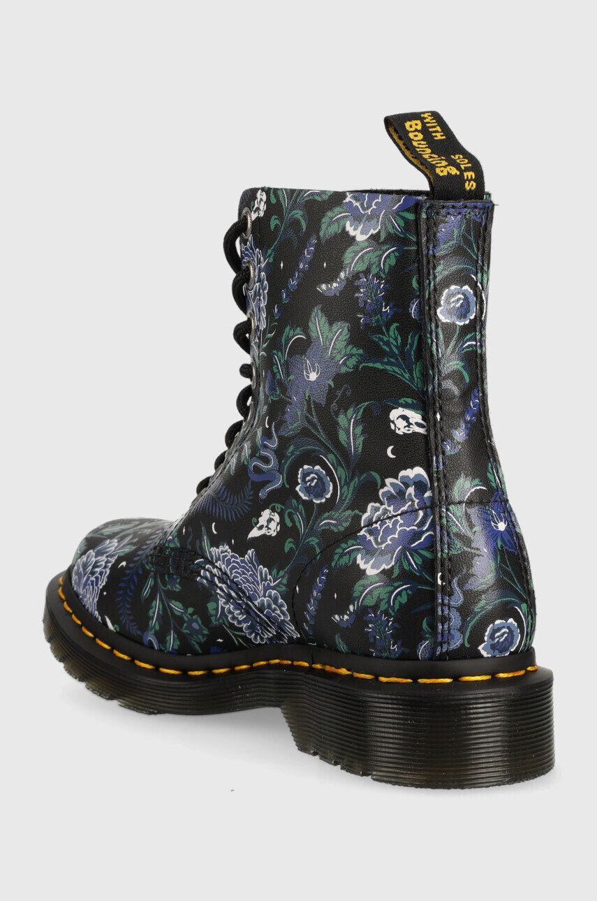 Dr. Martens Кожени кубинки 1460 Pascal в тъмносиньо с платформа - Pepit.bg