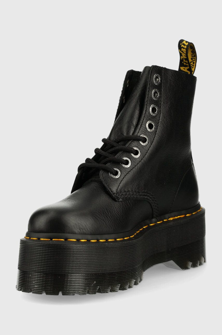 Dr. Martens Кожени кубинки 1460 Pascal Max в черно с платформа - Pepit.bg