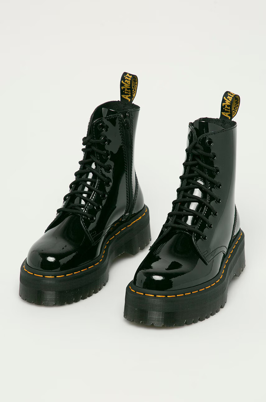 Dr. Martens Кожени кубинки дамски - Pepit.bg