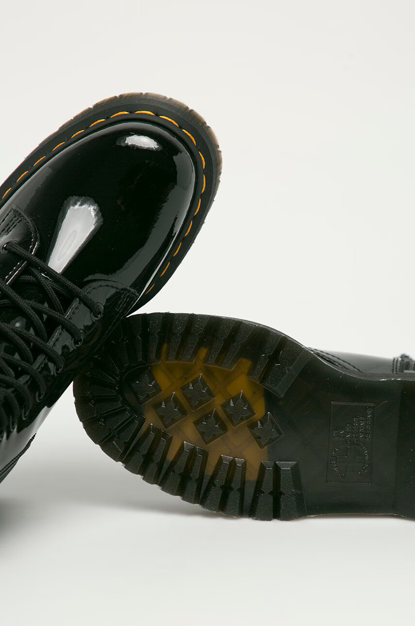 Dr. Martens Кожени кубинки дамски - Pepit.bg