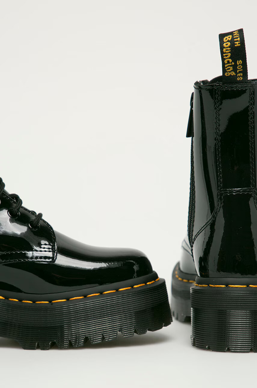 Dr. Martens Кожени кубинки дамски - Pepit.bg