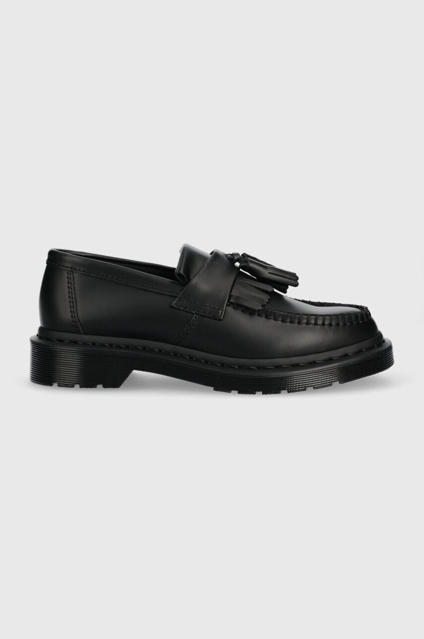 Dr. Martens Кожени мокасини Adrian Mono в черно с равна подметка DM30637001 - Pepit.bg