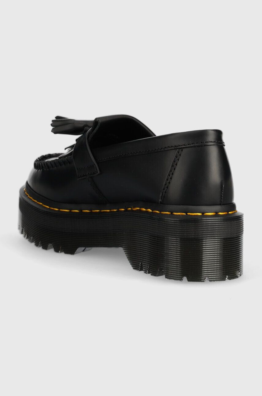 Dr. Martens Кожени мокасини Adrian Quad в черно с платформа DM27989001 - Pepit.bg