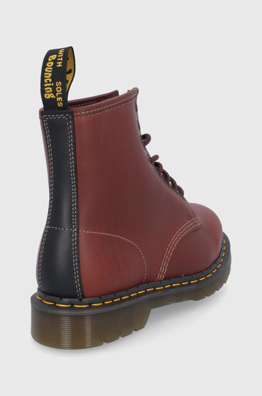 Dr. Martens Кожени обувки 1460 в бордо - Pepit.bg