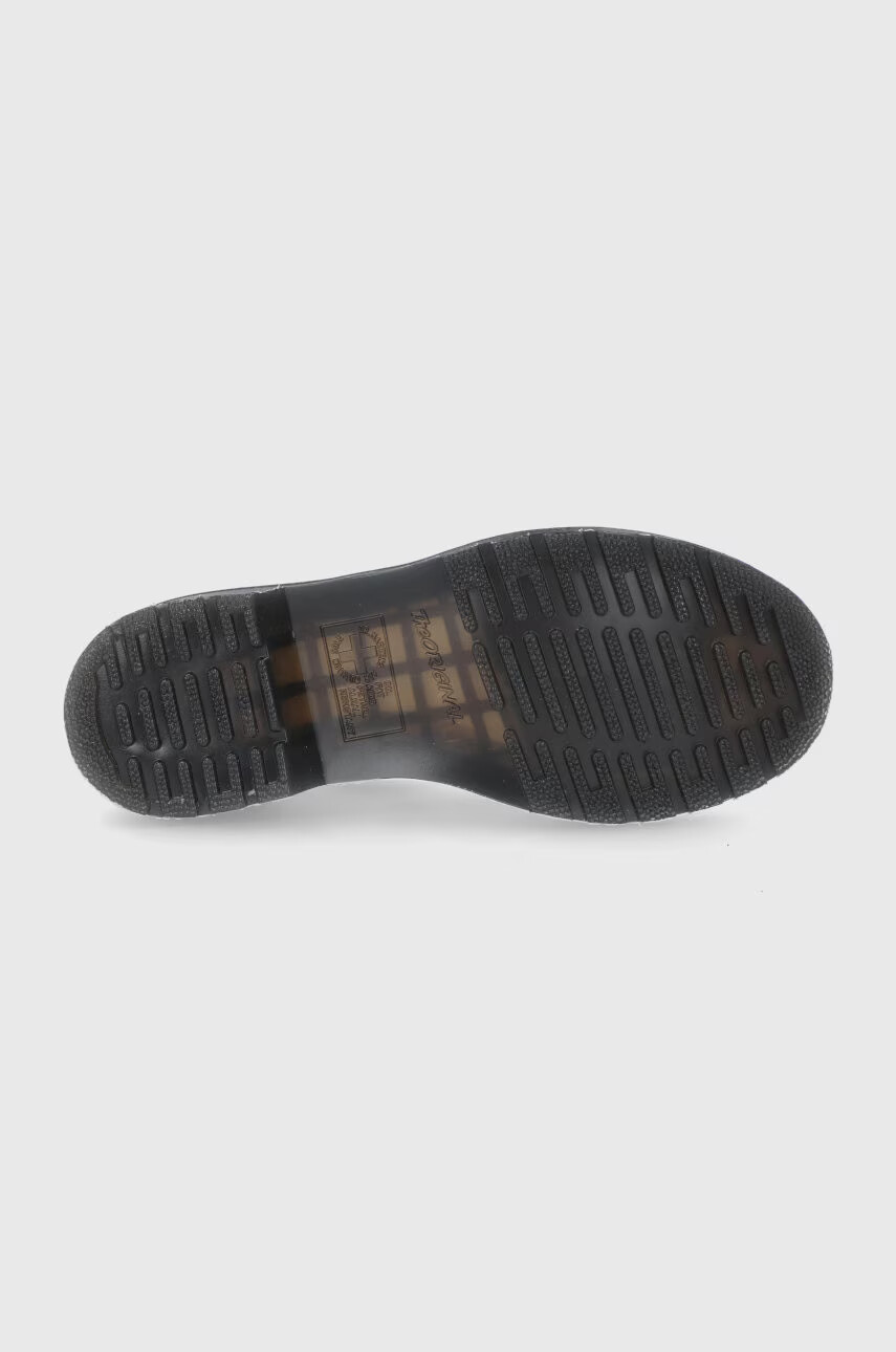 Dr. Martens Кожени половинки обувки 1461 дамски в бяло с равна подметка - Pepit.bg