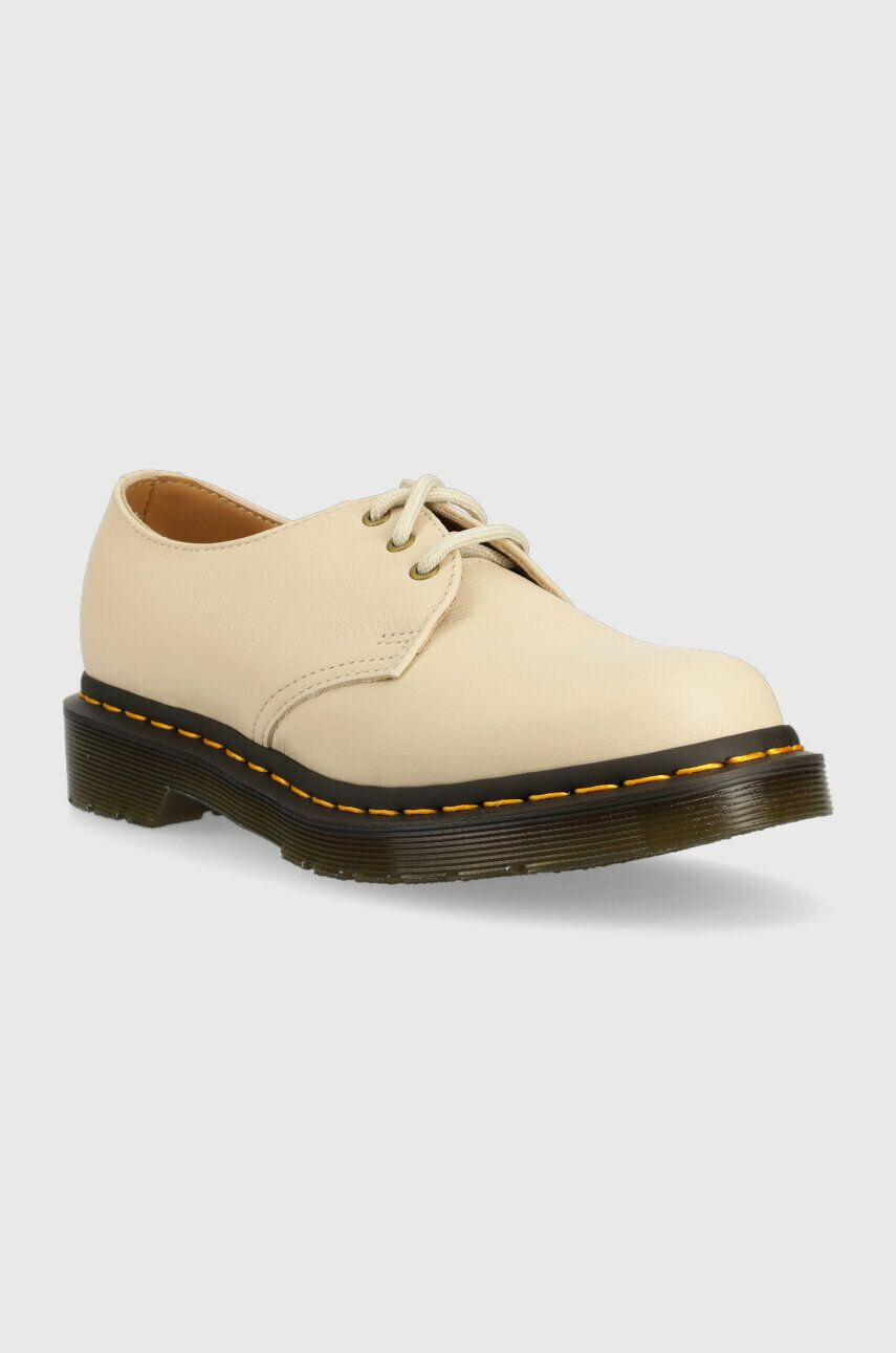 Dr. Martens Кожени половинки обувки 1461 в бежово с платформа DM24256292 - Pepit.bg