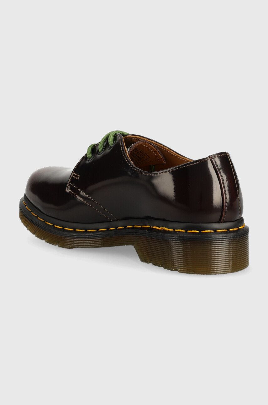 Dr. Martens Кожени половинки обувки 1461 Arcadia X The Clash в бордо с платформа - Pepit.bg