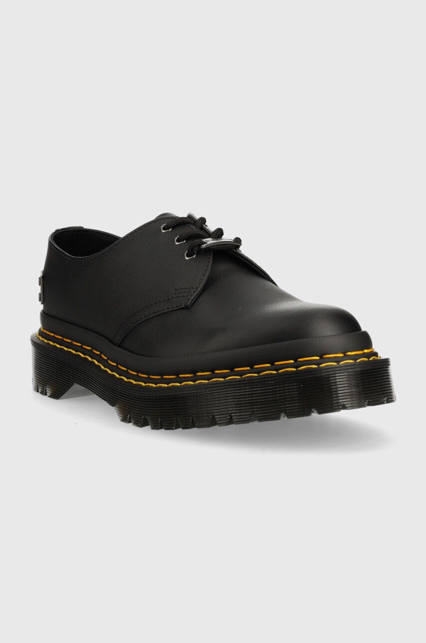 Dr. Martens Кожени половинки обувки 1461 Bex Ds Pltd в черно - Pepit.bg