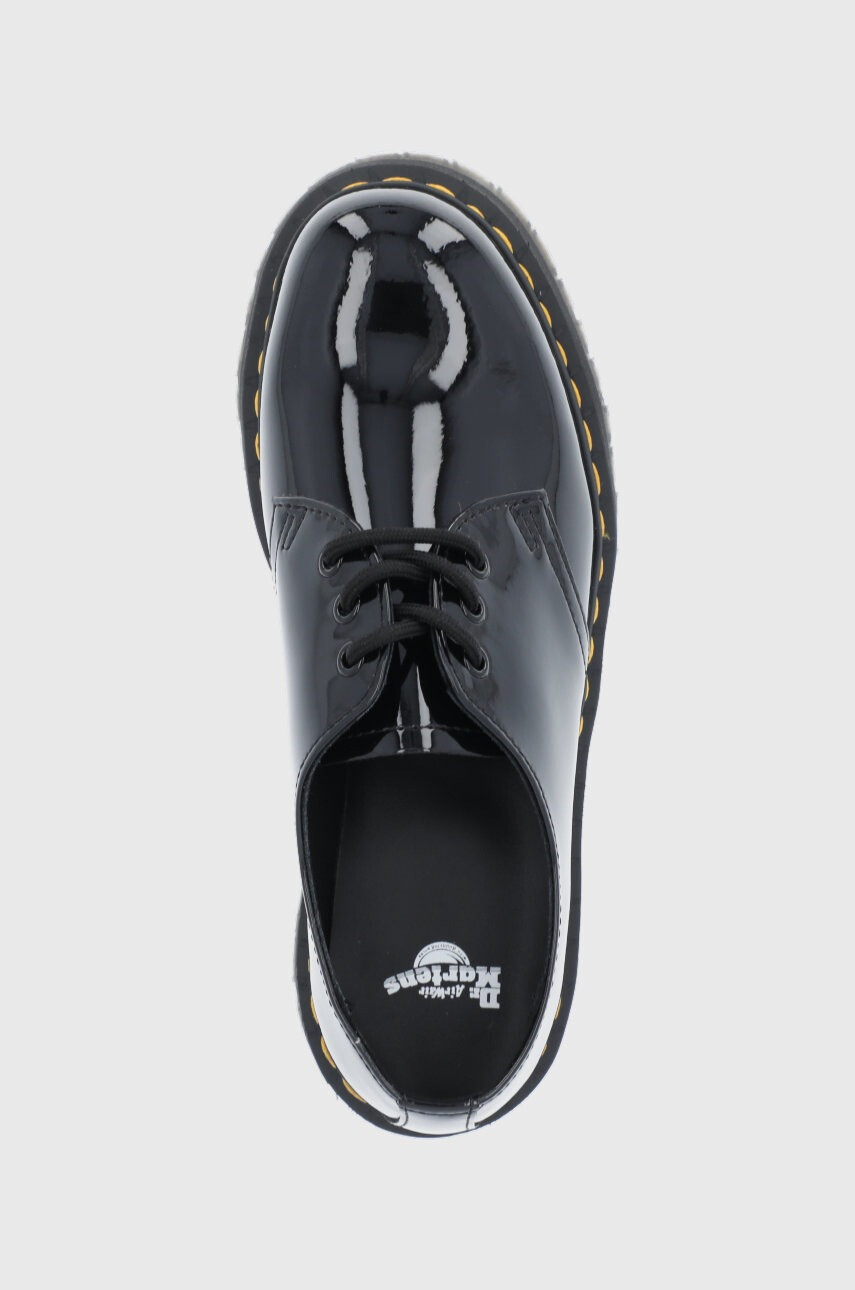 Dr. Martens Кожени половинки обувки 1461 Quad в черно - Pepit.bg