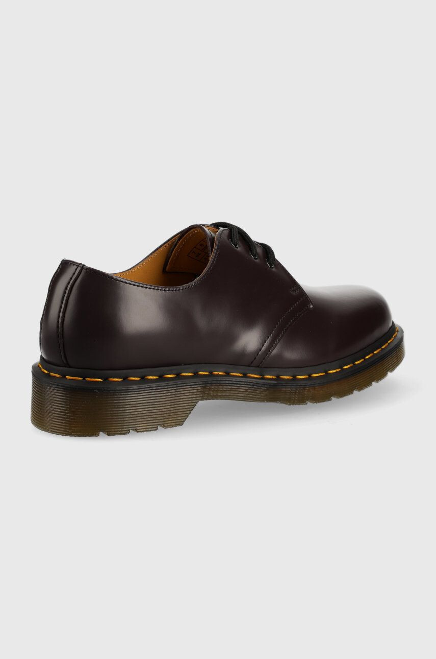 Dr. Martens Кожени половинки обувки 1461 в бордо - Pepit.bg