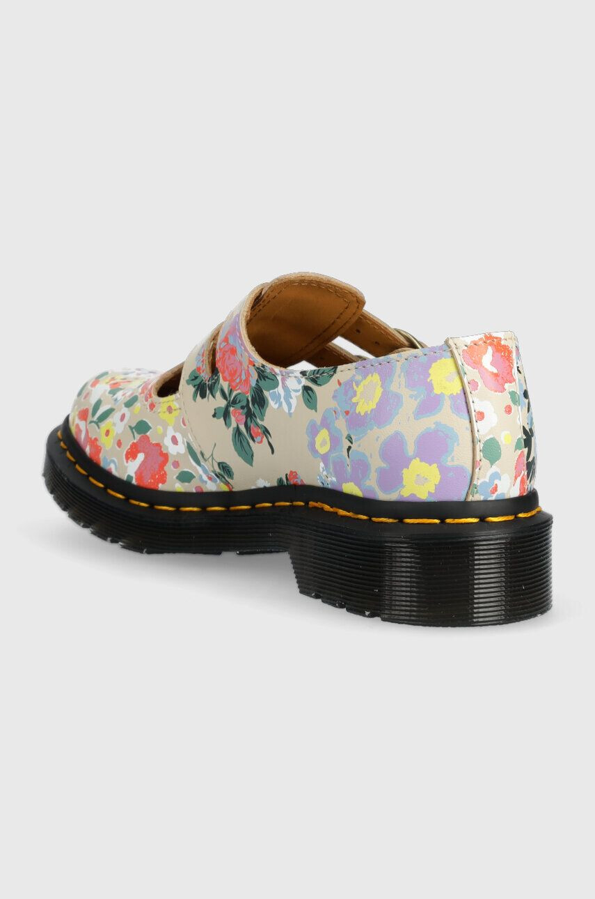 Dr. Martens Кожени половинки обувки 8065 в бежово с равна подметка DM30793292 - Pepit.bg