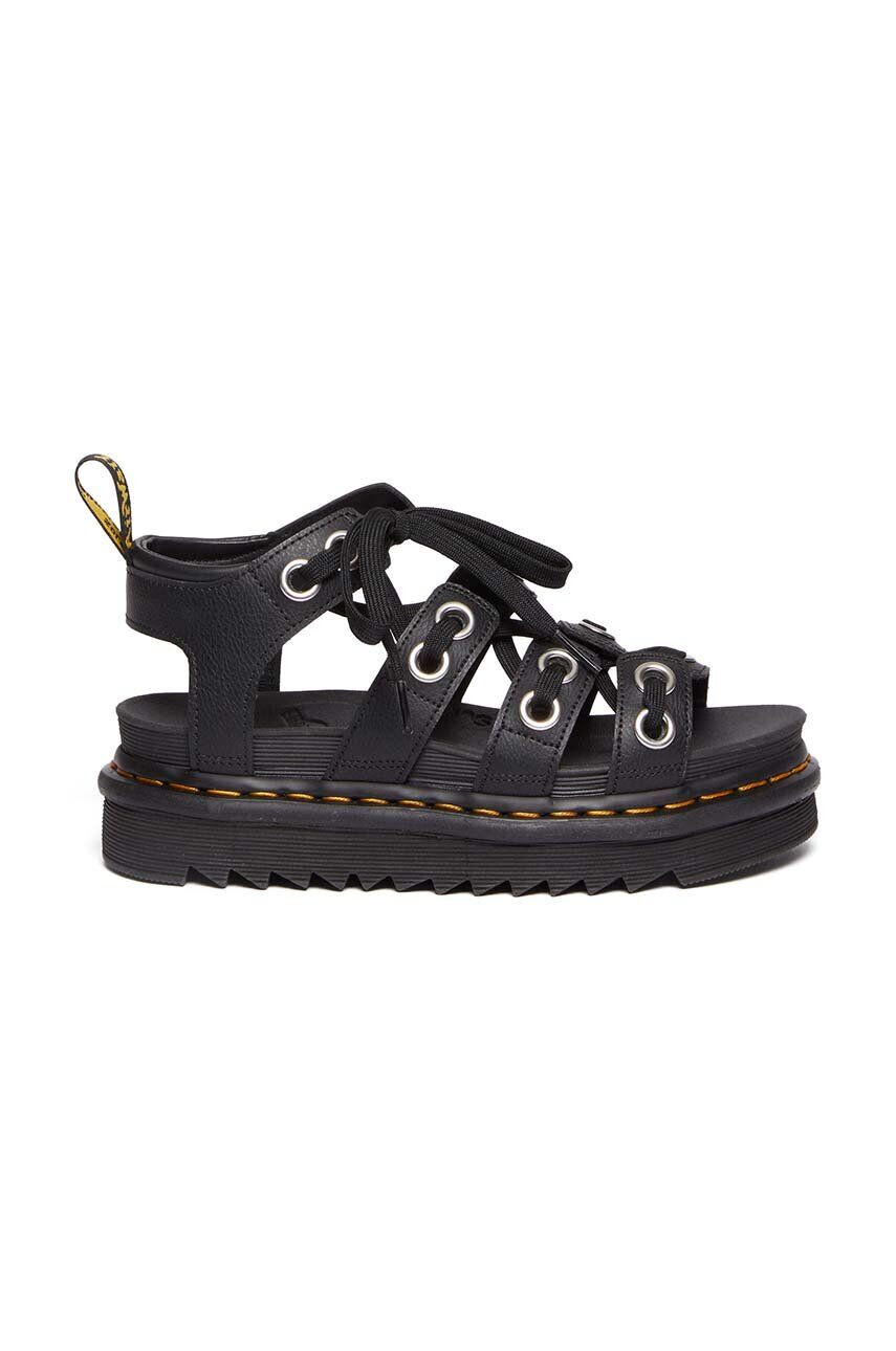 Dr. Martens Кожени сандали Blaire HDW в черно с платформа DM30701001 - Pepit.bg