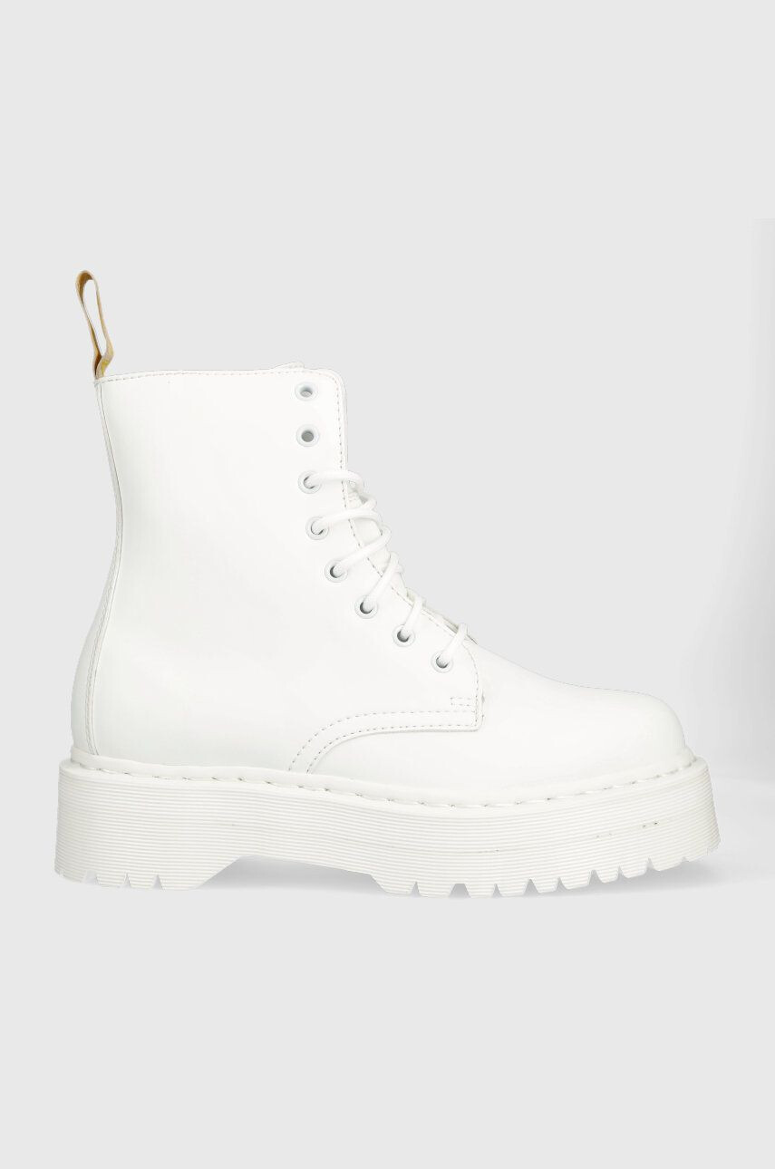 Dr. Martens Кубинки V Jadon II Mono в бяло с платформа - Pepit.bg