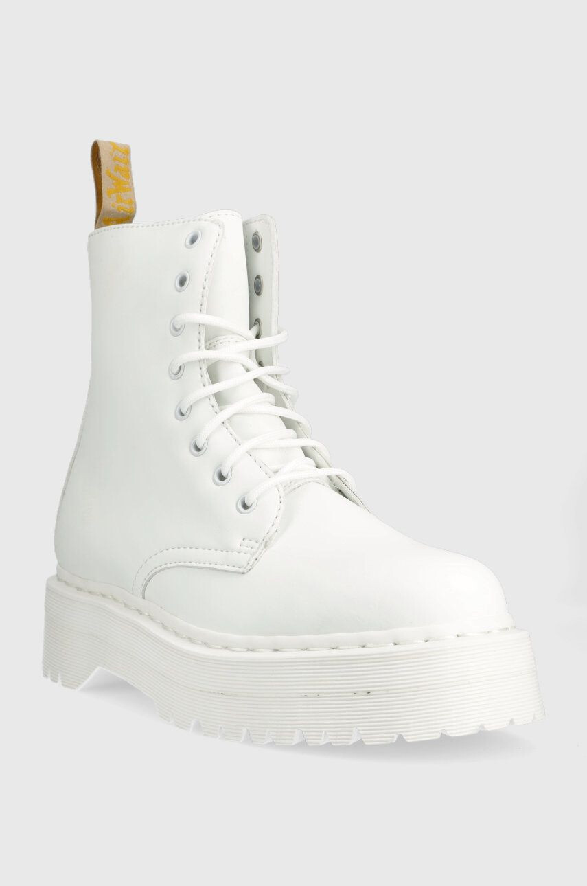 Dr. Martens Кубинки V Jadon II Mono в бяло с платформа - Pepit.bg