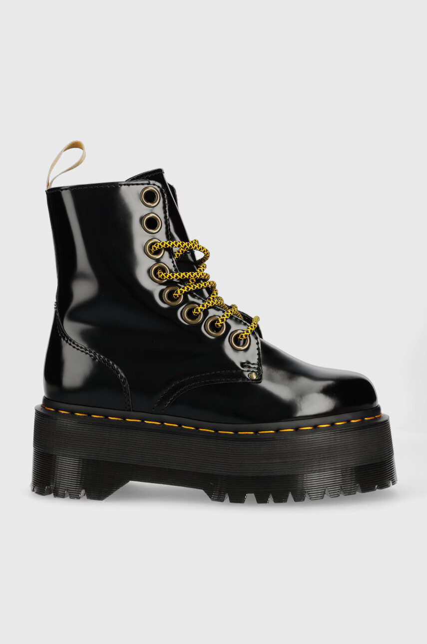Dr. Martens Кубинки Vegan Jadon Max в черно с платформа - Pepit.bg