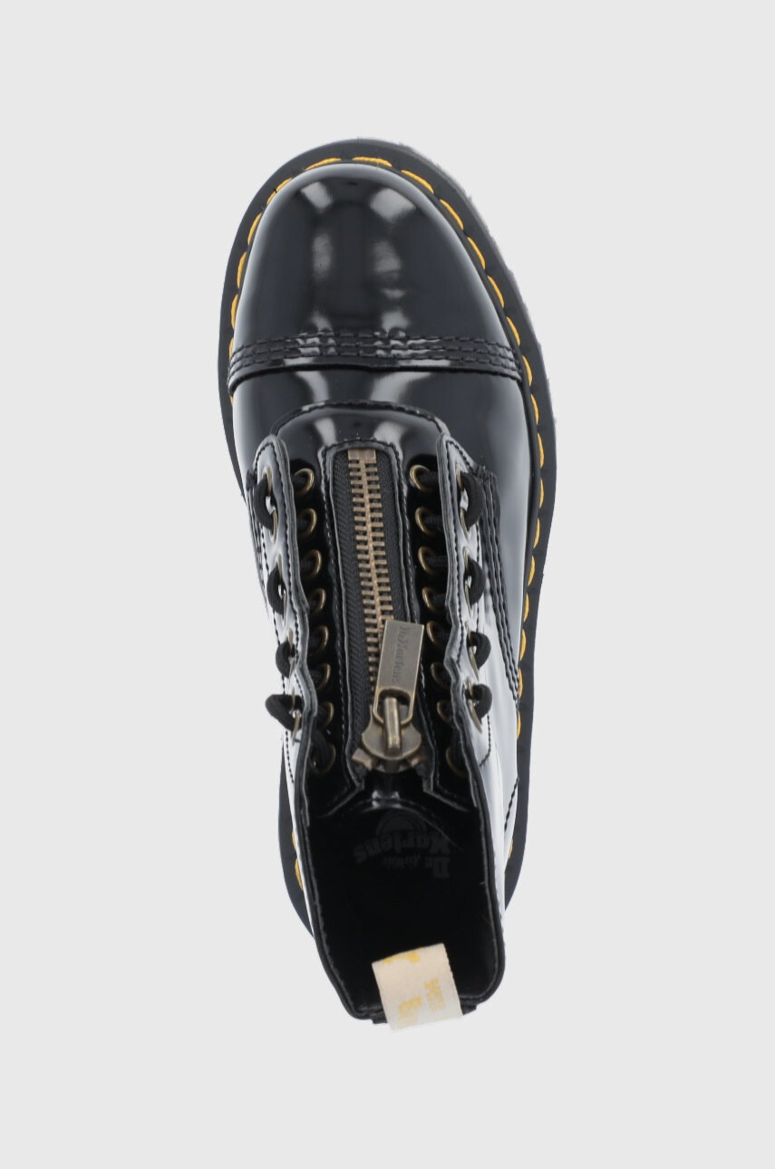Dr. Martens Кубинки Vegan Sinclair дамски в черно с платформа - Pepit.bg
