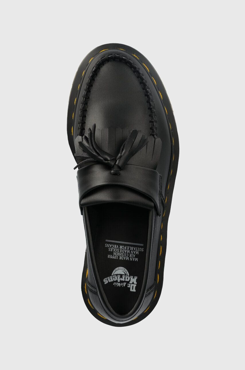 Dr. Martens Мокасини Vegan Adrian в черно с равна подметка DM30744001 - Pepit.bg