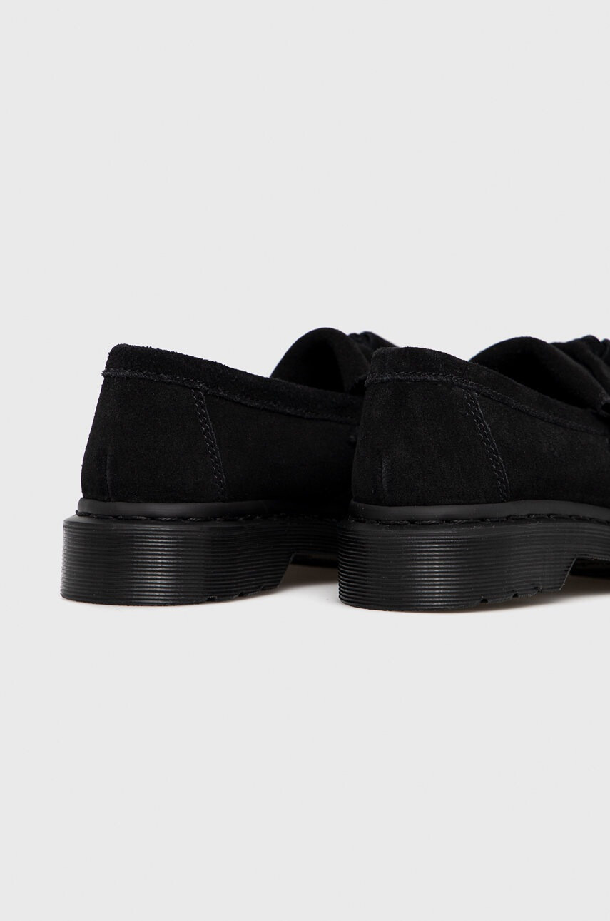 Dr. Martens Велурени мокасини в черно - Pepit.bg