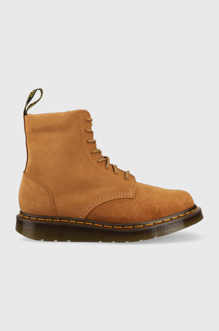 Dr. Martens Велурени туристически обувки Berman в кафяво - Pepit.bg