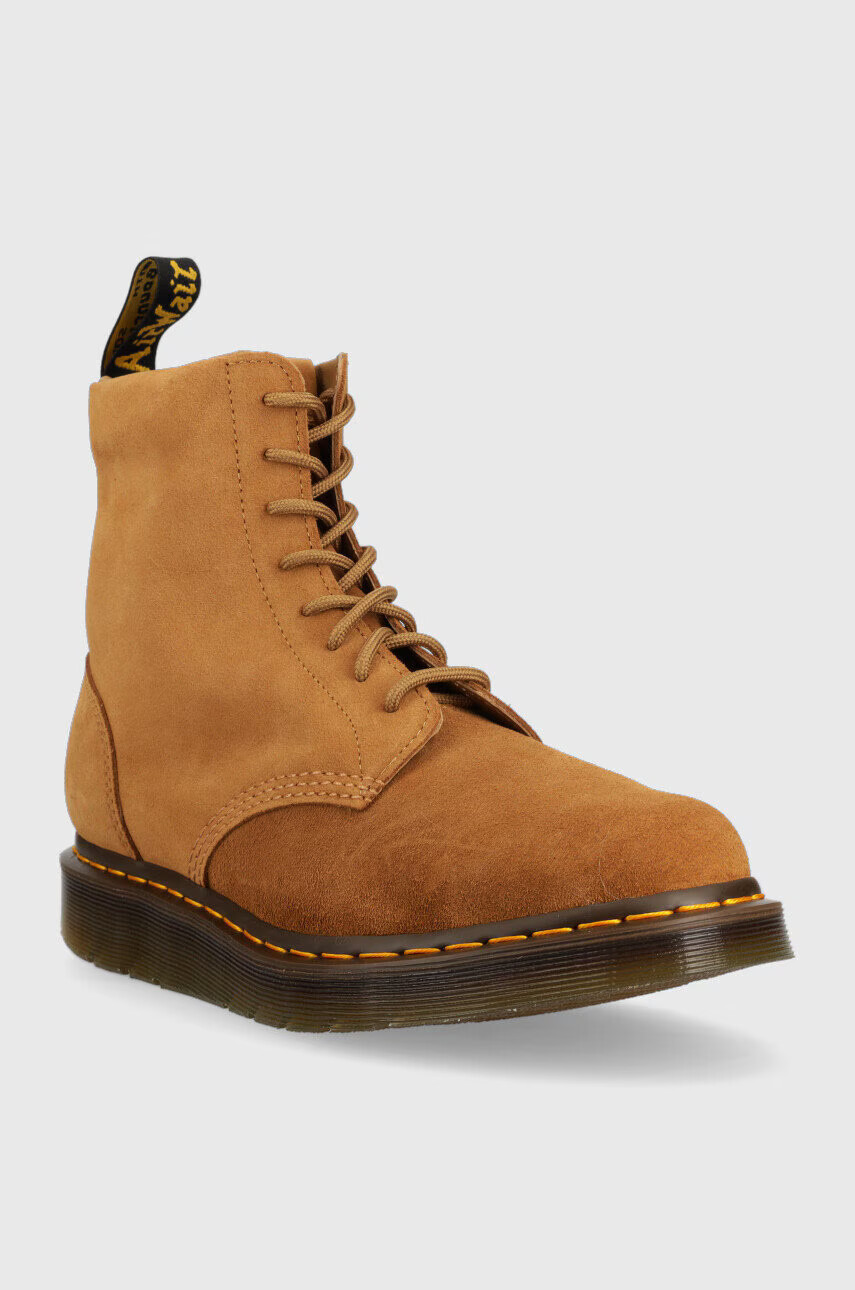 Dr. Martens Велурени туристически обувки Berman в кафяво - Pepit.bg